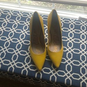 Sam Edelman Yellow Pumps